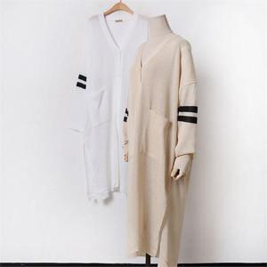 [강물처럼]빅사이즈 010 패치포켓슬릿롱가디건 DRMB301 (6348173