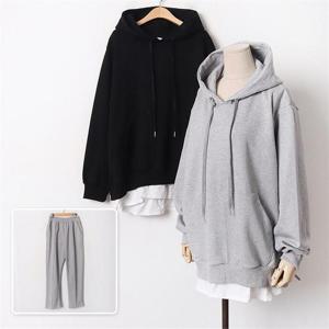 [강물처럼]빅사이즈 010 포근양면코튼후드세트 DGOB345 (6348100