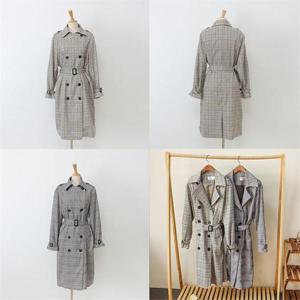 [강물처럼]빅사이즈 011 클래식체크트렌치코트 DWBB208 (6348073