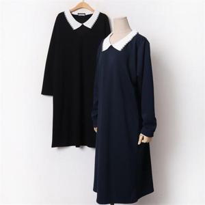 [강물처럼]빅사이즈 011 러블리물결니트원피스 DOLB376 (6348042