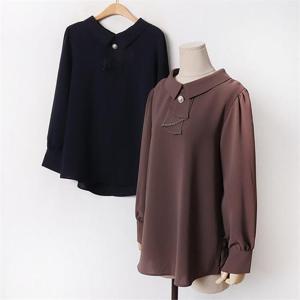 [강물처럼]빅사이즈 011 크레이프퍼퓸블라우스 DCOB375 (6348041