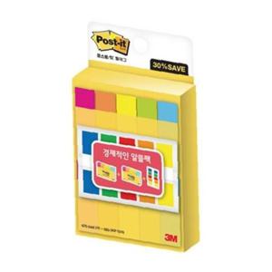 3M 포스트잇 페이지마커 670-5AN 2팩+683-5KP/벨류팩 (1개)
