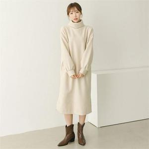 [강물처럼]빅사이즈 011 슬릿폴라니트롱원피스 DTMB256 (6347941