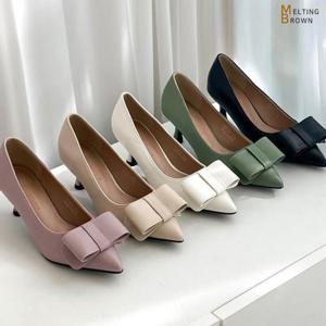 [로즈블로썸][멜팅브라운] 여자 가을 구두 스틸레토 미들힐 k065