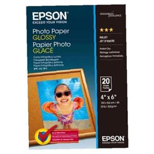 엡손 광택포토용지 SO42546 4x6/20매 200g (1개)