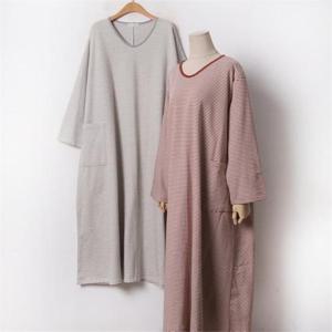 [강물처럼]빅사이즈 011 랍빠브이넥트임원피스 DRAB493 (6347869