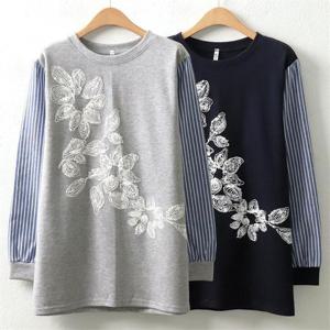 [강물처럼]위쉬몰 MN 플라워프린트셔츠(4894H012) 빅사이즈 (634