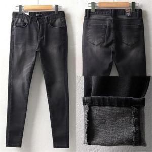 [강물처럼]위쉬몰 LO 기모블랙워싱스키니934(4056H012) 빅사이즈