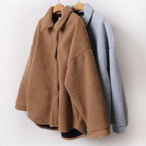 [강물처럼]빅사이즈사랑해요 B557L011 보보양털카라자켓 BA (634