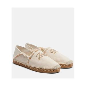 지미추 Avi 엠브로이더리 캔버스 에스파드리유 P01168298