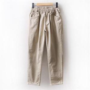 [강물처럼]아이우먼 본딩기모코튼팬츠 LO7928M011 빅사이즈 (633