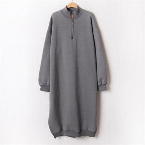 [강물처럼]아이우먼 가죽지퍼기모원피스 MOB544M011 빅사이즈 (6