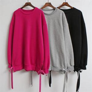 [강물처럼]빅사이즈사랑해요 C090L011 러블리트임기모맨투맨 IL