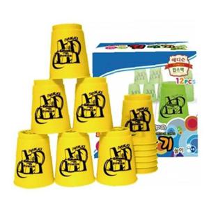 신광 6000 에디슨 컵쌓기 소 12개입 스피드스태킹/색상랜덤발송 (1개)