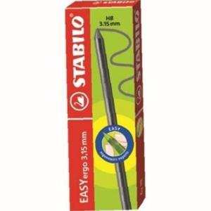스타빌로 이지에고 전용 리필 샤프심 3.15mm/6개입 HB (1개)