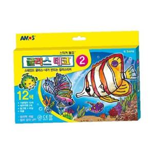 아모스 글라스데코 2번 12색 미술놀이 (1개)