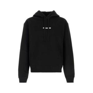 질샌더 후드 티셔츠 J22GU0149J20128 001 Black