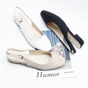 [패션] 여성 빅사이즈 슬링백 단화 96410