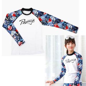 여아래쉬가드 피코수영 상의 여아 래쉬가드 긴팔수영복 플로라K1132