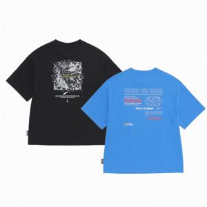 내셔널지오그래픽키즈  (K262UTS120) 냉감 ESG 그래픽2  반팔 티셔츠