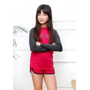 피코수영복 피코수영 상의 여아 래쉬가드 긴팔수영복 메일린K1126