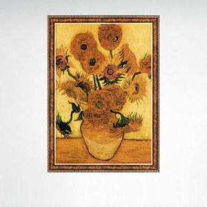 1000피스 고흐 14송이 해바라기 직소퍼즐 액자세트