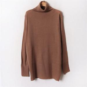 [강물처럼]아이우먼 색연필하이넥폴라티 RMB485M011 빅사이즈 (6