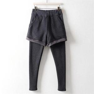 [강물처럼]아이우먼 밍크 반바지 레깅스 IN0573RM011 빅사이즈 (