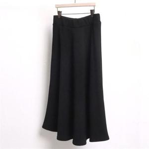 [강물처럼]빅사이즈사랑해요 3638L011 밍크 후레아 롱 치마 WW (