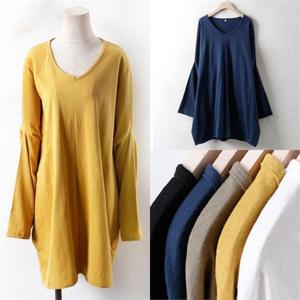 [강물처럼]빅사이즈사랑해요 0196RL011 라운드 절개 가오리 티 W