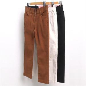 [강물처럼]빅사이즈사랑해요 7709L011 하이 기모 코튼 팬츠 CA (