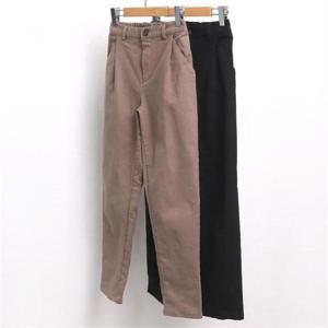 [강물처럼]빅사이즈사랑해요 7303L011 기모 핀턱 코튼 바지 MD (