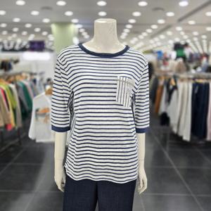 [벨라디터치]린넨 티셔츠 V1F2TS28_GN