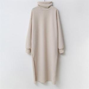 [강물처럼]아이우먼 하이넥폴라롱원피스 GRB268M011 빅사이즈 (6