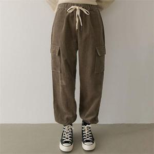 [강물처럼]아이우먼 포인트골덴조거팬츠 EZB471M011 빅사이즈 (6