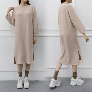 [강물처럼]위쉬몰 WB 내추럴엠보폴라원피스(B260H011) 빅사이즈