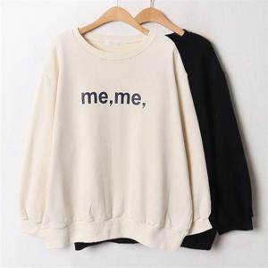 [강물처럼]위쉬몰 BA 미미라운드쭈리맨투맨(B462H011) 빅사이즈