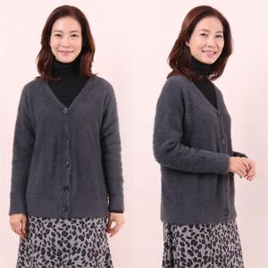 [강물처럼]빅사이즈사랑해요 7034L011 브이 앙고라 가디건 WC (6