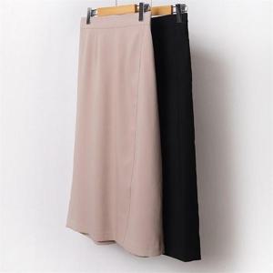 [강물처럼]빅사이즈사랑해요 B446L011 사이드핀턱트임스커트 CR