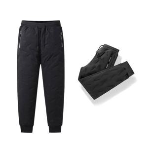 오토바이바지 압열 누빔 양털 패딩바지 방한 보온성 겨울조거팬츠