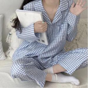 여자잠옷 여성잠옷 체크 편한 파자마 예쁜 홈웨어 3컬러