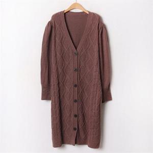 [강물처럼]아이우먼 꽈배기버튼롱가디건 EBB443M011 빅사이즈 (6