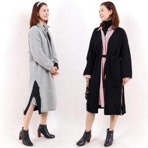 [강물처럼]위쉬몰 WC 로브니트끈롱가디건(6801H011) 빅사이즈 (6