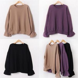 [강물처럼]위쉬몰 NS 벨소매쭈리박시맨투맨(B437H011) 빅사이즈