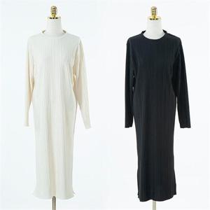 [강물처럼]위쉬몰 CM 도미노주름슬릿원피스(B242H011) 빅사이즈