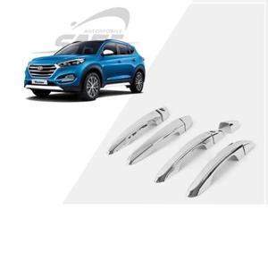 자동차도어캐치커버 (도어캐치 몰딩) 2015이후 올뉴투싼 크롬 손잡이 커버