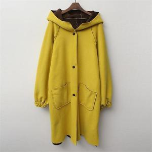 [강물처럼]아이우먼 유니크빅후드롱코트 ADB238M011 빅사이즈 (6