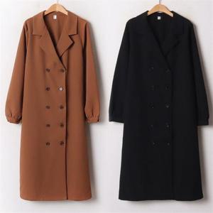 [강물처럼]위쉬몰 YP 트윌트렌치코트원피스(B402H011) 빅사이즈