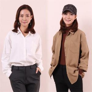 [강물처럼]아이우먼 원포켓셔츠기본남방 WW6878M010 빅사이즈 (6