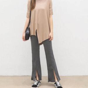 [리더스][리더스] 스타일리쉬 주름디자인 밑단포인트 나팔바지 (